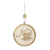 Beaded Word Ornament, noel