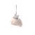 Furry Rabbit Ornament, white