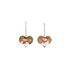 Metal Heart Ornament, snowman