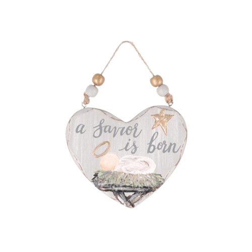 Wood Ornament, "Savior"