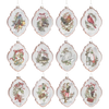 Twelve Days of Christmas Ornaments, set/12