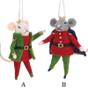 Felt Nutcracker Mouse Ornament