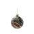 Marbled Ornament - black/round