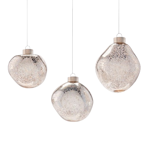 Organic Ornament, silver