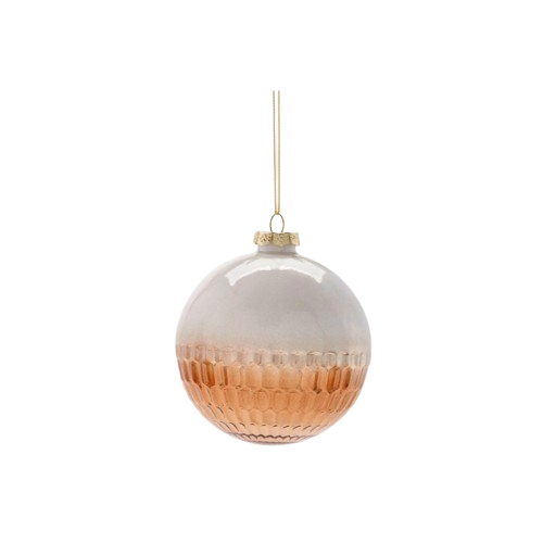 Two-Tone Ornament, round