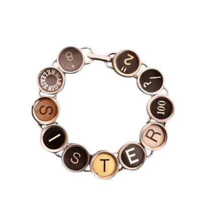 Typewriter Bracelet