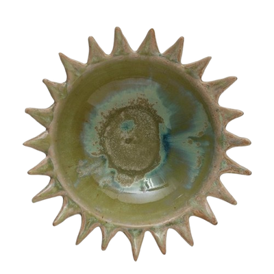 Stoneware Sunburst Bowl