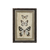 Framed Print, blue butterfly