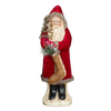 Velvet Santa, red