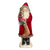Velvet Santa, red