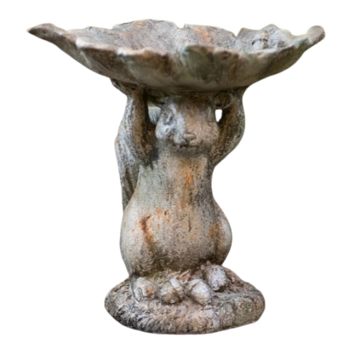 Squirrel Birdbath/Feeder