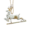 Metal Deer Ornament