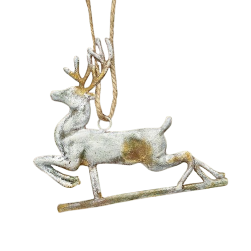 Metal Deer Ornament