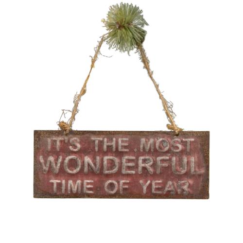 "Most Wonderful" Ornament