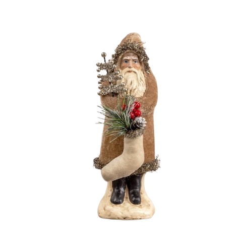 Velvet Santa, brown