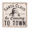 Santa Claus Sign, black/white