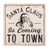 Santa Claus Sign, black/white