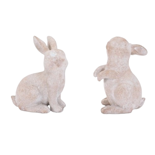 Resin Bunny, sitting