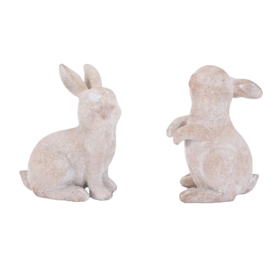 Resin Bunny, sitting
