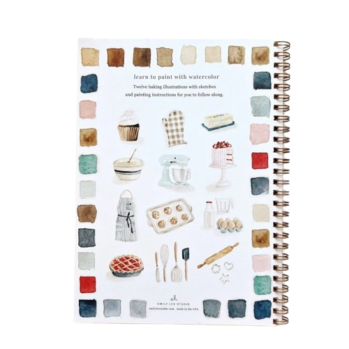 Watercolor Workbook - Baking
