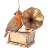 Bird on Gramophone Ornament