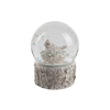 White Cardinal Snow Globe