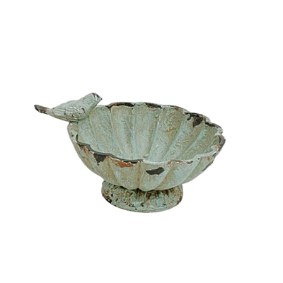 Pewter Bowl with Bird