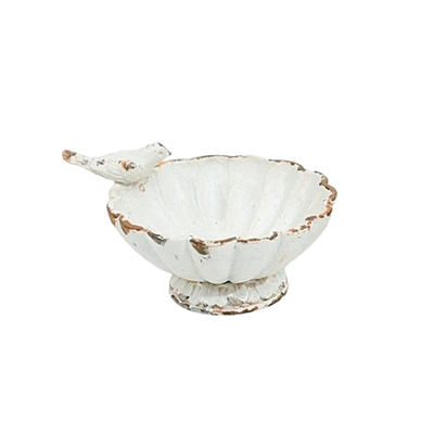 Pewter Bowl with Bird