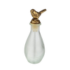 Glass Bottle with Bird, tail up