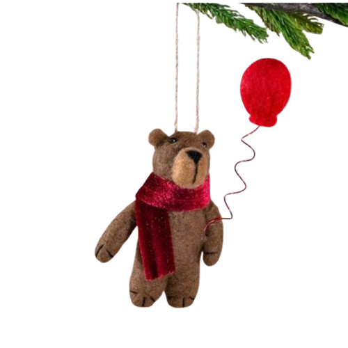 Felt Bear Ornament