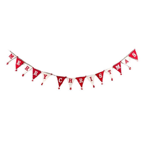 "Merry Christmas" Felt Garland