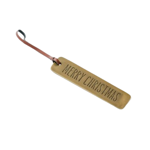 Metal Tag - "Merry Christmas"