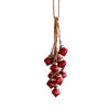 Glass Ornament Bunch, red