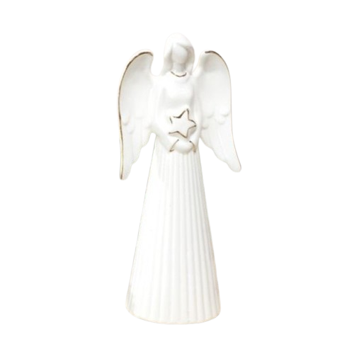 Gold Trim Ceramic Angel