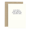 Simply Put Greeting Card - Stretch Denim