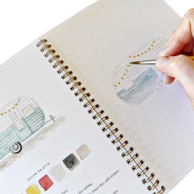 Watercolor Workbook - Camping