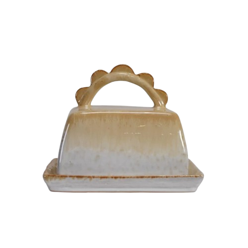 Stoneware Butter Dish