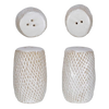 Stoneware Salt and Pepper Shakers, set/2