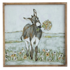 Framed Donkey Wall Decor