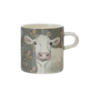 Stoneware Mug - Cow