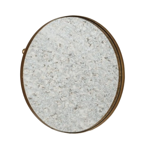 Metal Footed Mirror Tray