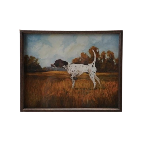 Framed Hunting Dog