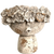 Floral Cement Head Planter