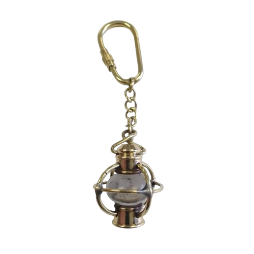 Brass Lantern Key Chain