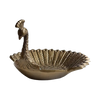 Brass Peacock Trinket Tray