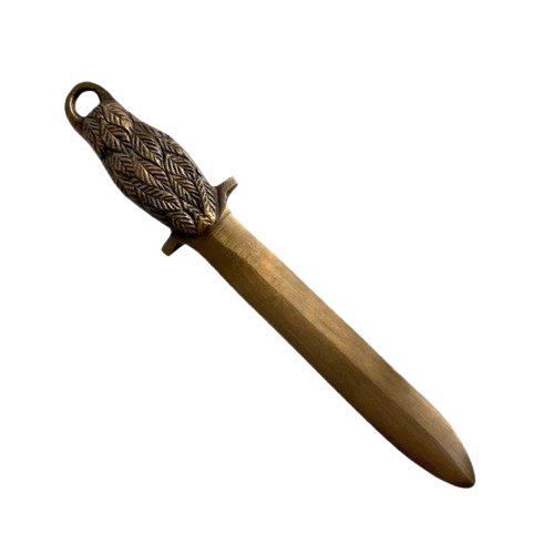 Owl Letter Opener, antiqued brass