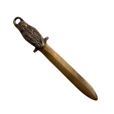 Owl Letter Opener, antiqued brass