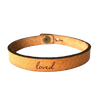 Leather Bracelet - Loved