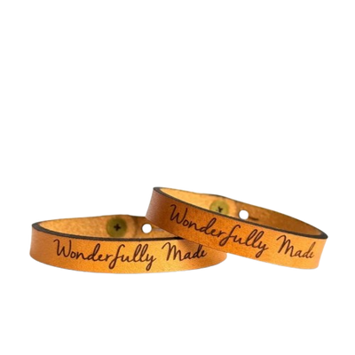 Leather Bracelet - Wonderfully Made