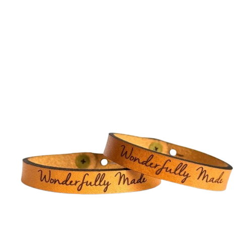 Leather Bracelet - Wonderfully Made